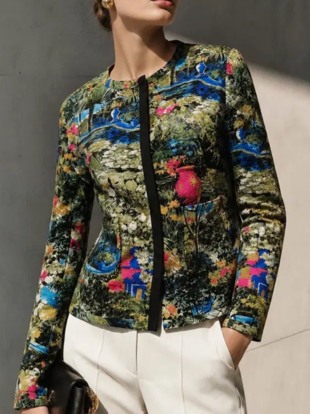 Max Mara Tropical Silk Blazer